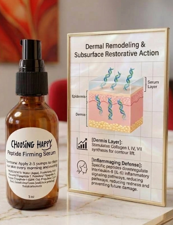 Choosing Happy Peptide Firming Serum- Introductory Pricing