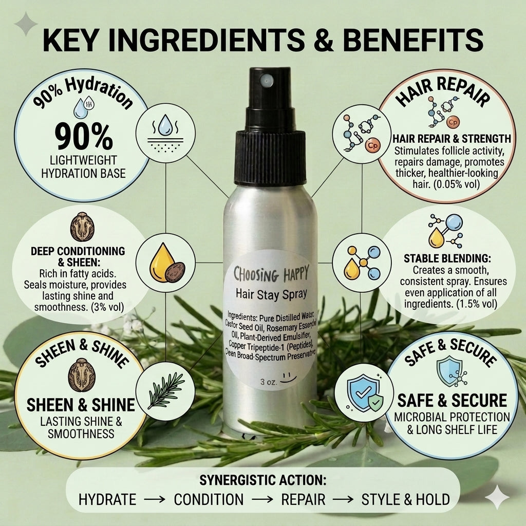 Choosing Happy Hair Stay Spray