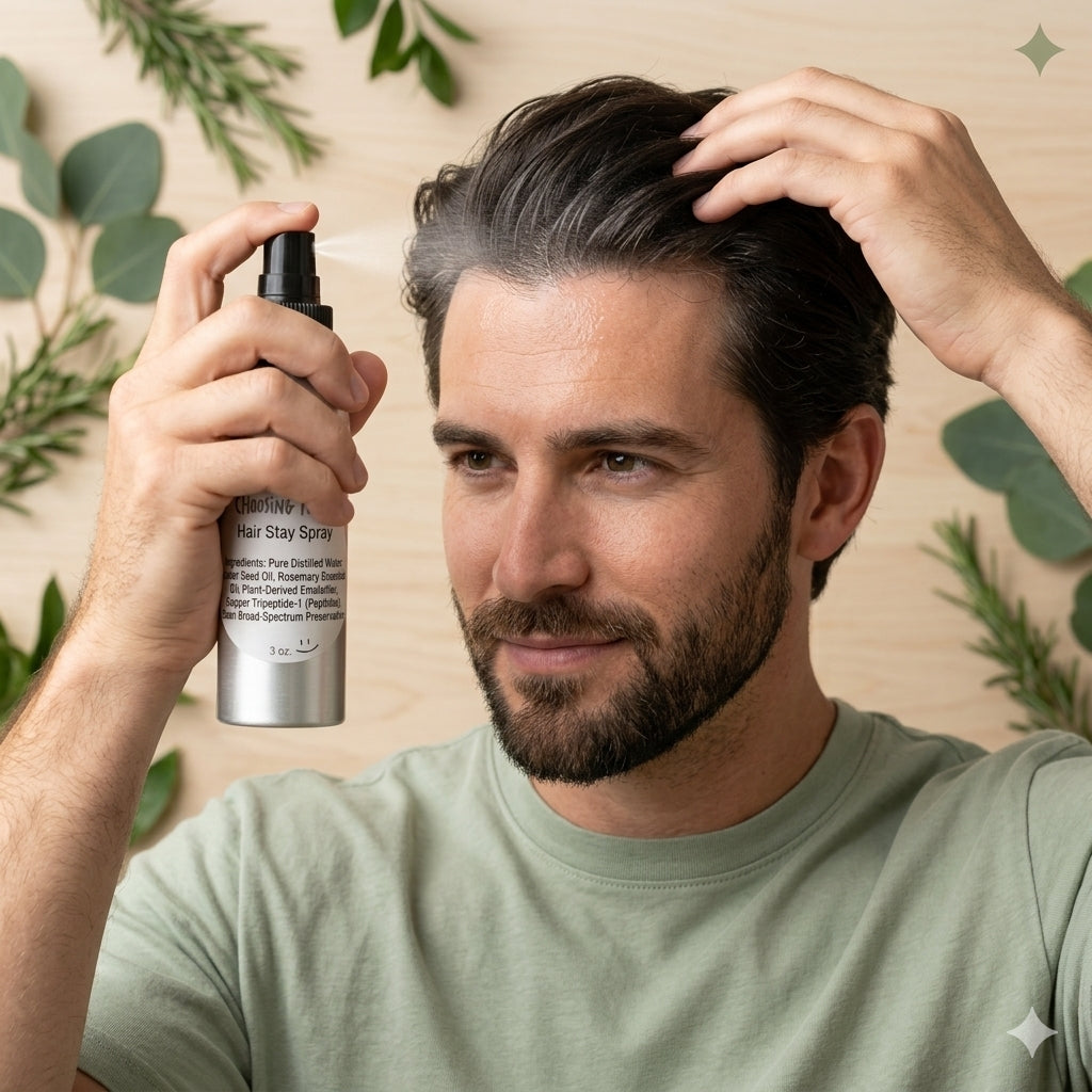 Choosing Happy Hair Stay Spray